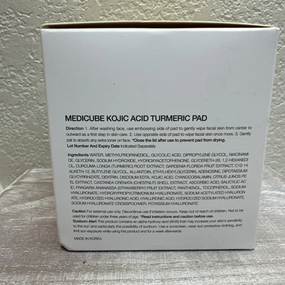 $14 🌙 medicube Kojic Acid Turmeric Clarifying Pads - 70 Pads SEALED EXP 2028